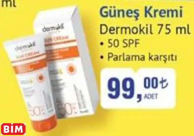 DERMOKİL GÜNEŞ KREMİ DERMOKİL GÜNEŞ KREMİ
